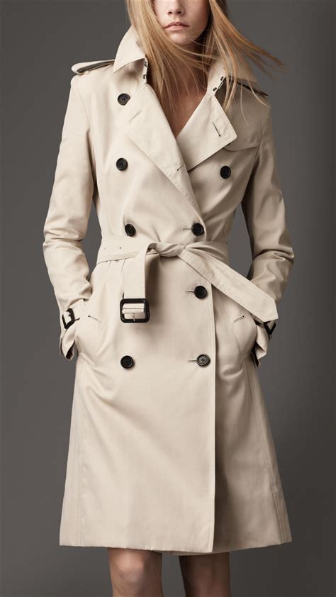 burberry waxed cotton trench coat|Burberry trench coats for women.